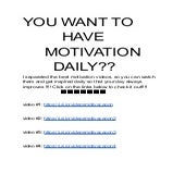 DAILY MOTIVATION | PDF