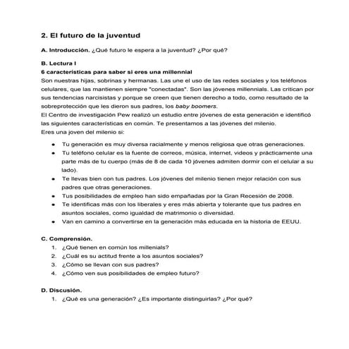 El futuro de la juventud | PDF