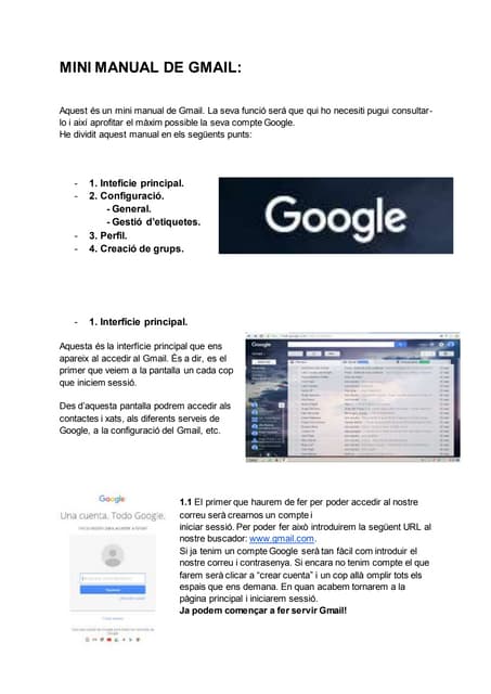Minimanual Gmail PDF