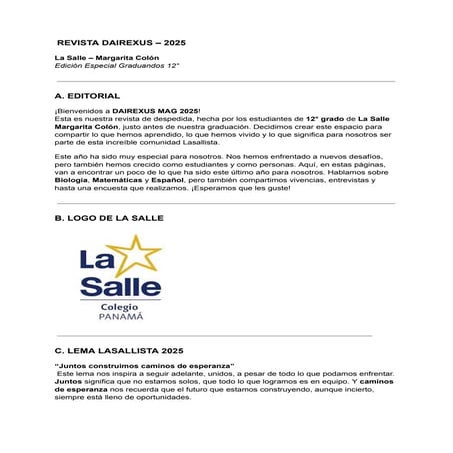 LSM | Dairexus 2025: Un Camino de Esperanza