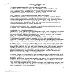 Documento tedesco papa