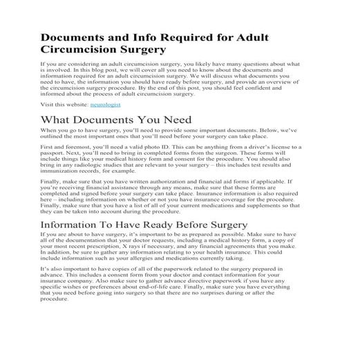 Documents and Info Required for Adult Circumcision Surgery.pdf