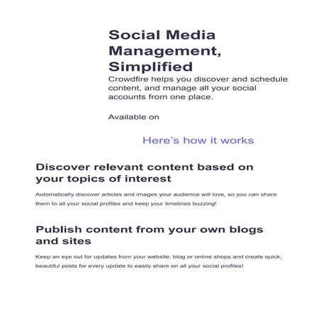 Social Media Management, Simplified 