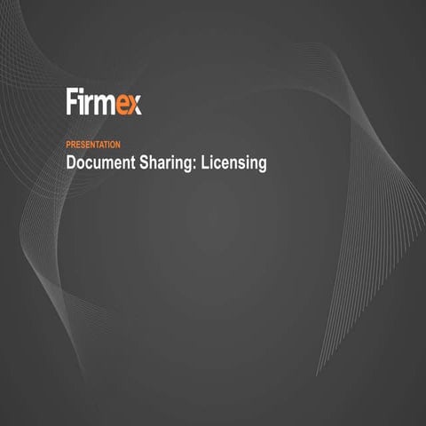 Document sharing   licensing