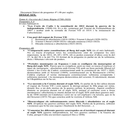 Document sintesi de les preguntes 4a i 4b