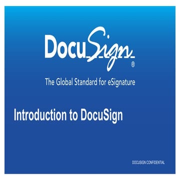 An Introduction to eSignatures and DocuSign