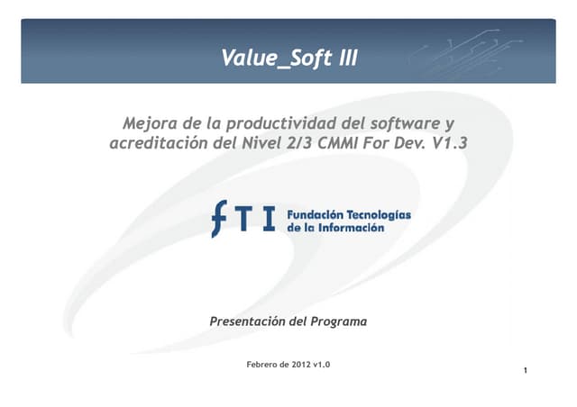 Presentación Valuesoft III
