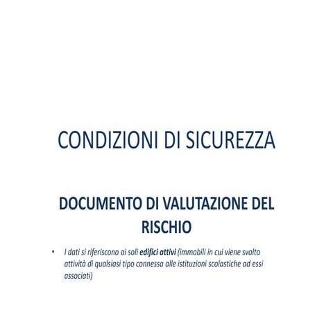 Documento valutazione del rischio