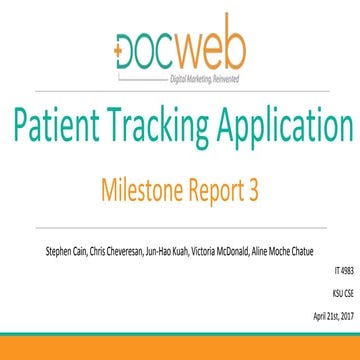 Docweb Milestone 3 Report