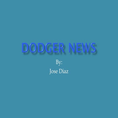 Dodgers News