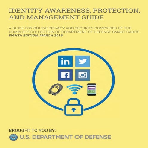 IDENTITY AWARENESS, PROTECTION, AND MANAGEMENT GUIDE - March 2019