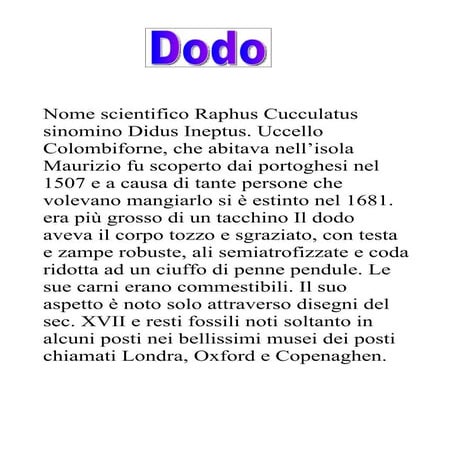 Dodo