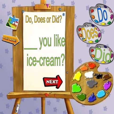 Do, does, did game | PPT