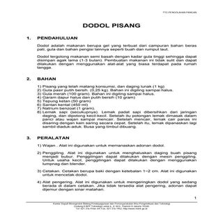 Dodol pisang
