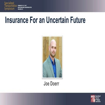 2017 STS - INSURANCE FOR AN UNCERTAIN FUTURE