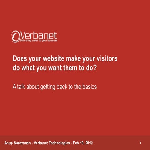 Does your website make your visitors do what you want them to do?