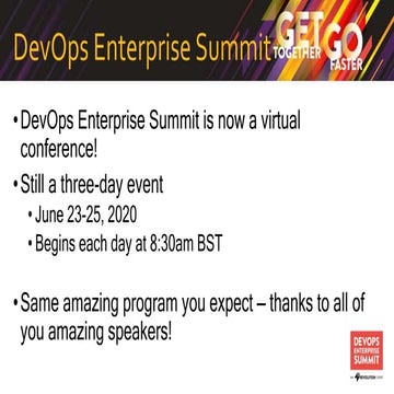 Speaker Recording Tips For Virtual DevOps Enterprise (And Why We're Pre-Recor...