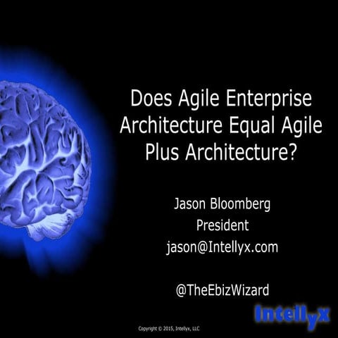 Does Agile EA Equal Agile Plus EA?