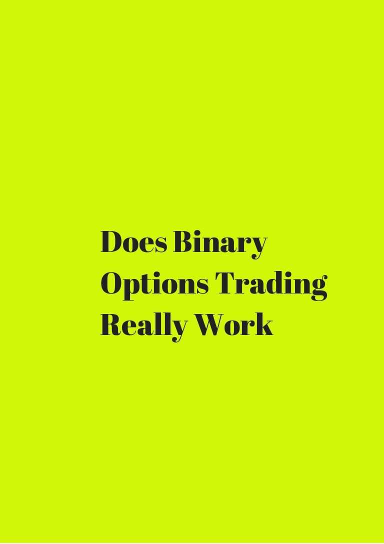 How binary options work