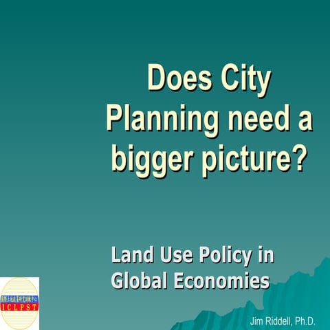 Does city planning need a bigger picture? 