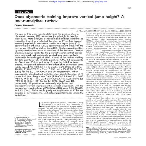 A PRELIMINARY ANALYSIS OF STANDARD AND NEWLY DESIGNED VERTICAL JUMPING ...