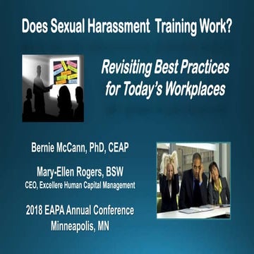 Does Sexual Harassment Prevention Training Work?