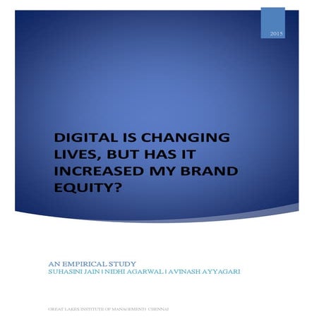 Does social media impact my brand equity