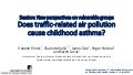 Does traffic related air pollution cause childhood asthma