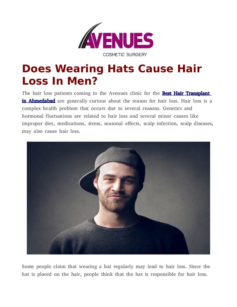 can wearing a hat cause hair loss