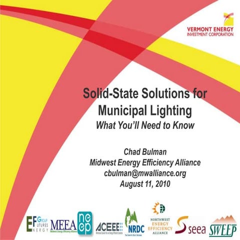 Solid-State Lighting for Municipalities