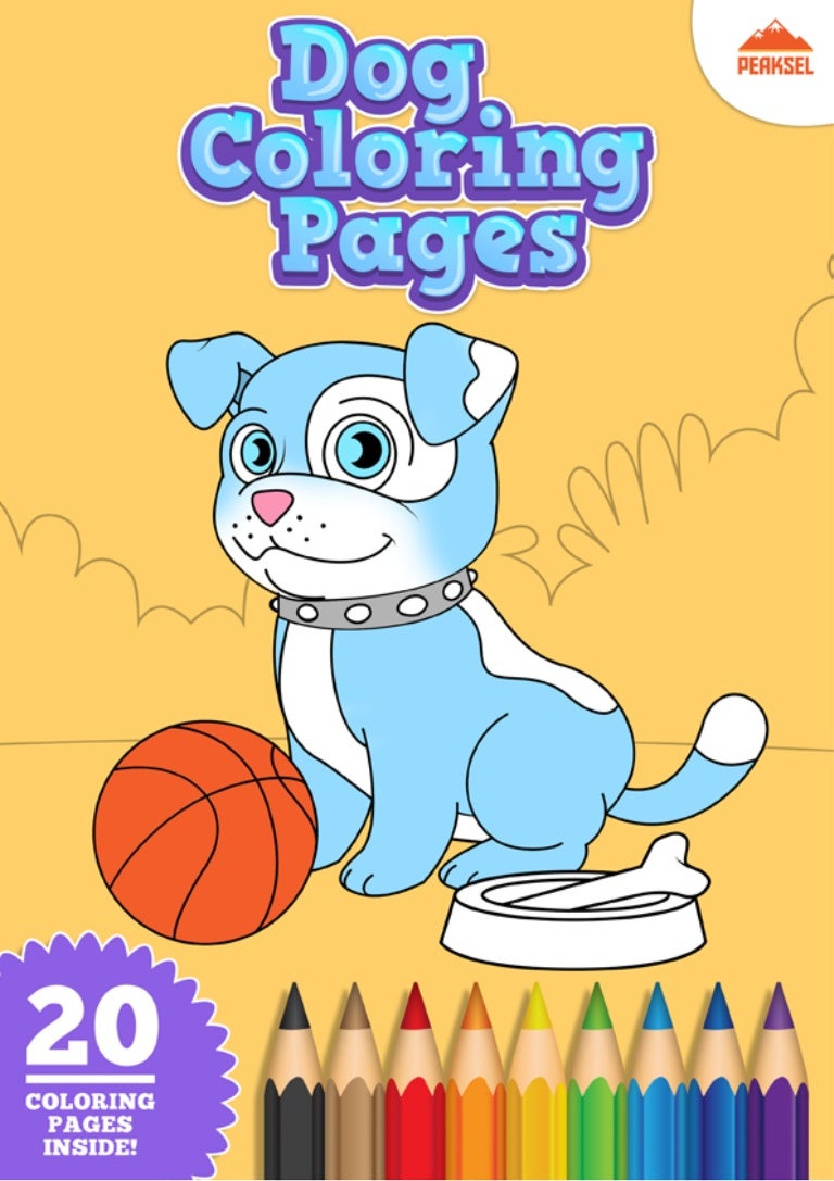 Dog Coloring Pages - Coloring Book For Kids