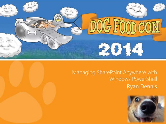 Managing SharePoint Anywhere with Windows PowerShell