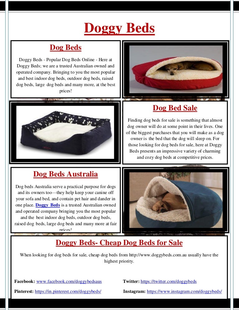 Dog Bed Sale