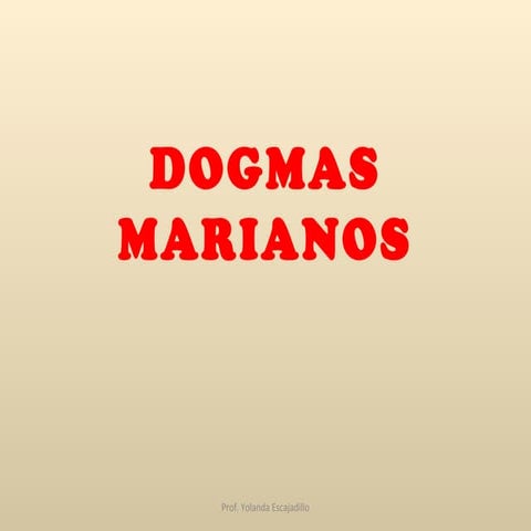 Dogmas marianos