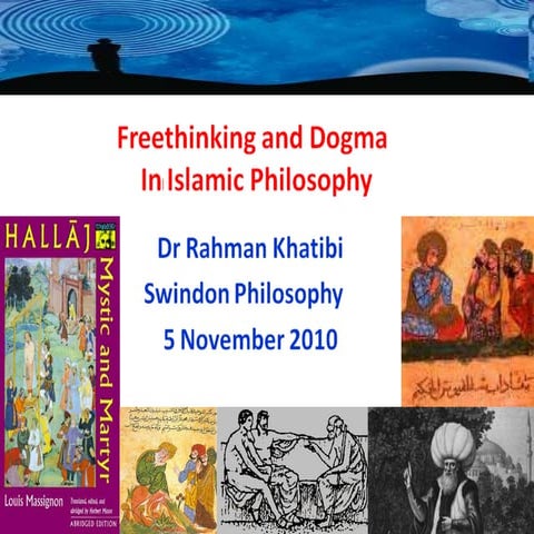 Dogma v philosophy in Islamic Philosophy