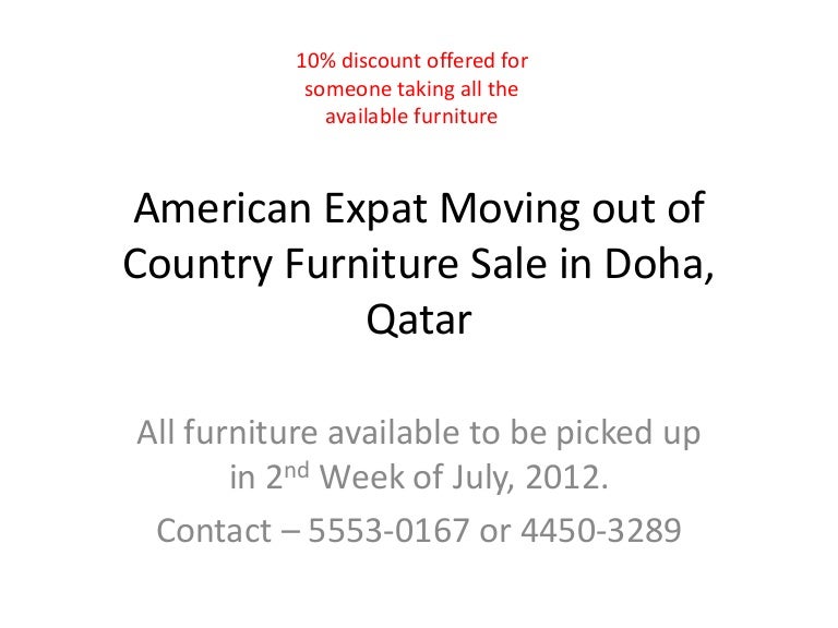 Doha furniture for_sale_2012