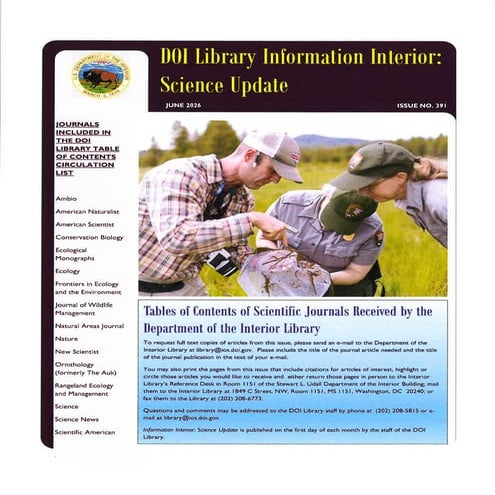 DOI Library Science Update - No 388 - March 2026 | PDF