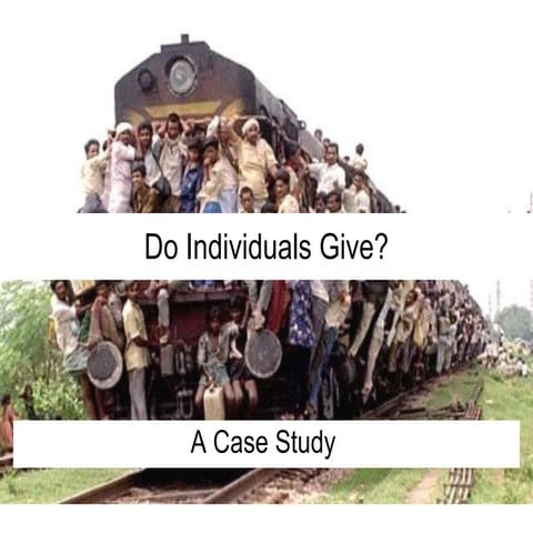 Do individuals give in the developing world1