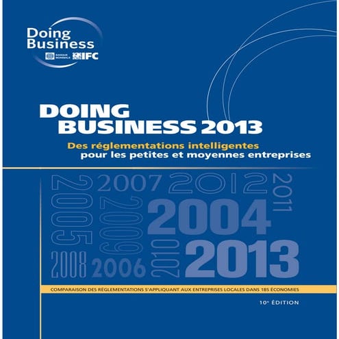 Doing business 2013