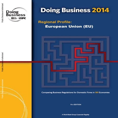 World Bank Report 2014 on Doing business in European Union 