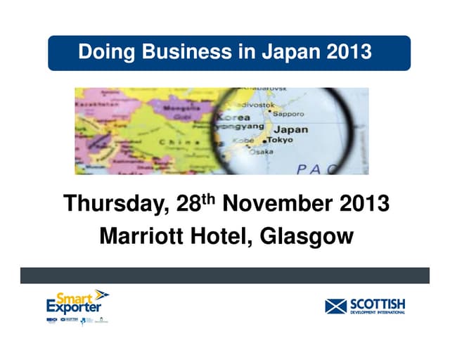 Doing business in Japan 2013 slides