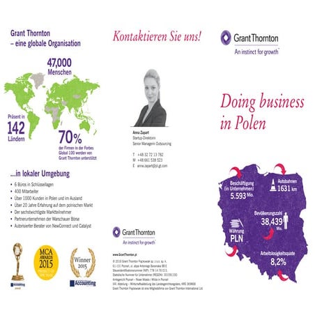 Doing business in Polen (2017) | Leaflet