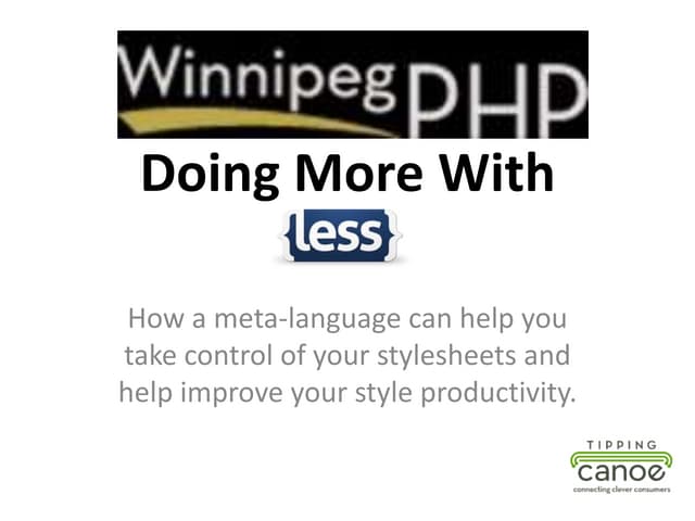 Doing More With Less
