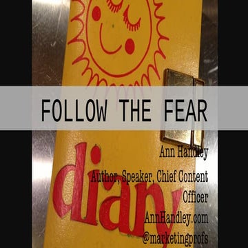 #FollowTheFear: Do Things That Scare You