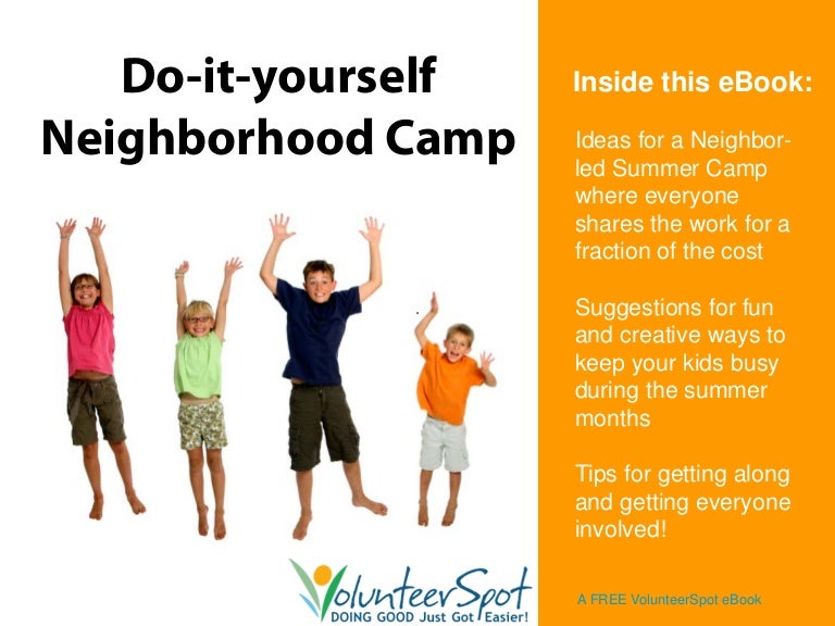 Do It Yourself Neighborhood Summer Camp
