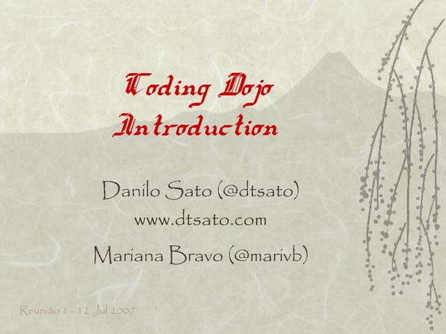 Coding Dojo Introduction