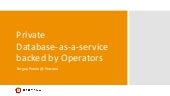 Dok Talks #139 - Private DBaaS on Kubernetes