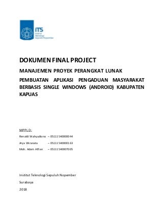 Dokumen Final Project Manajemen Proyek Perangkat Lunak