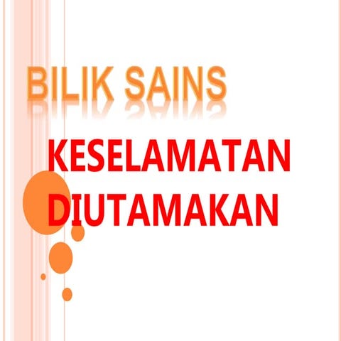 dokumen peraturan makmal sains sekolah menengah