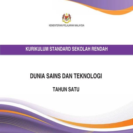 Dokumen standard dunia sains dan teknologi sk tahun 1